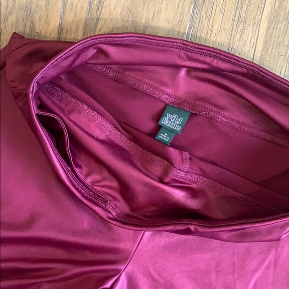 Wild Fable Ankle Length Burgundy Leggings - Picture 3 of 4